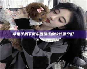 苹果手机下载东西赚钱的软件哪个好 第1张